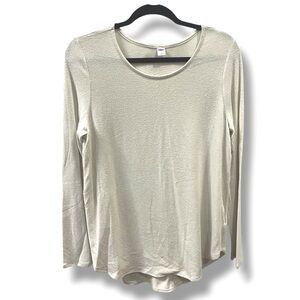 Old Navy Luxe Long Sleeve Top Layering Tee